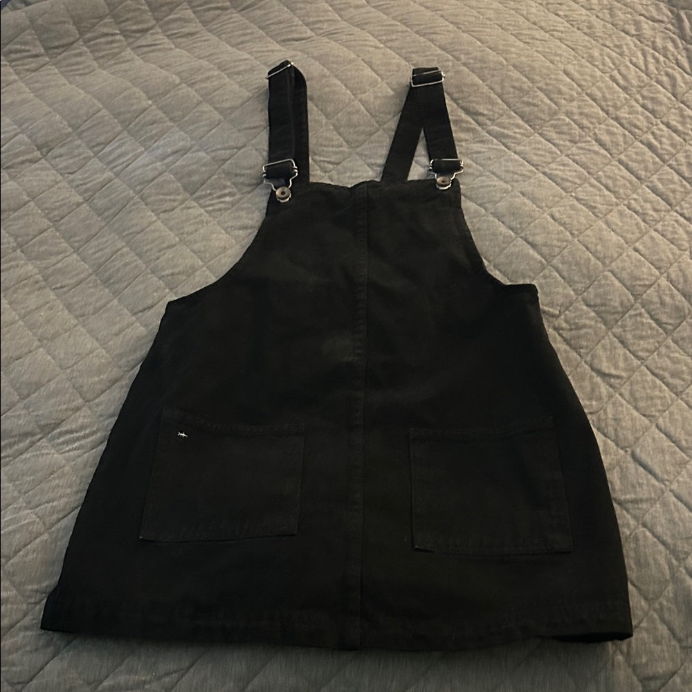 Black Pinafore Dress